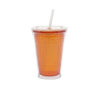 Gimex Drinkbeker met Rietje Oranje