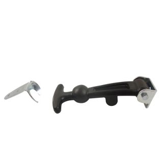 Rubberen aantrekker125mm zwart 