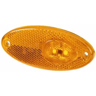 Hella Zijmarkering LED met Reflector Ovaal Opbouw Oranje