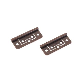 Scharnier Vlak Brons 63x25mm 2st.