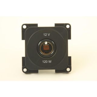 Presto Contactdoos 12V 2-Polig Inbouw S-10.000 Zwart