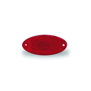 Jokon Markering LED S2012 Ovaal Opbouw Rood