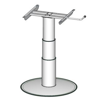 Ilse Vrijstaande Lifttafelpoot 7037 G06 32/69.5cm