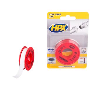 HPX PTFE Gasafdichtingstape 12mtrx12mm