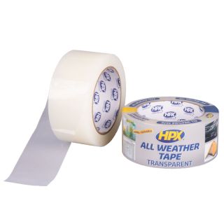 HPX All Weather Tape Transparant 25mtr