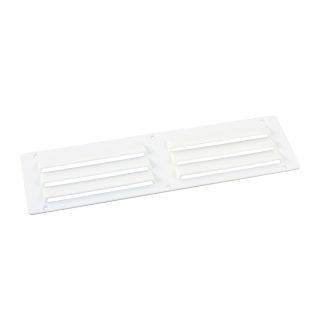 Ventilatierooster Wit opbouw 25x7cm