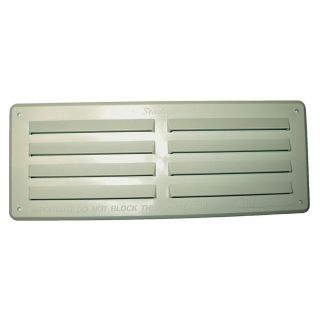 Ventilatierooster Wit opbouw 24x9cm