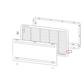 Dometic Rooster Wit 277x518mm LS300