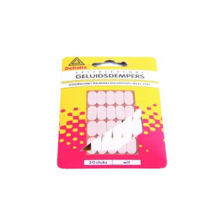 Deltafix Geluiddempers Wit 20st