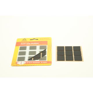 Deltafix Anti-Sliprubber 25x25mm Zwart 9st