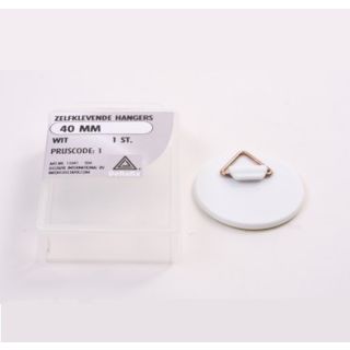 Deltafix Hangers Zelfklevend 40mm Wit 1st.