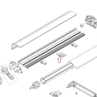Fiamma F80S Rafter kit 