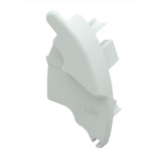 Fiamma Eindkap Lead Rail Links Polar White F65L 400-490 018