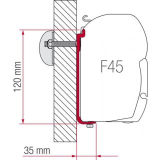 Fiamma Adapter AS 300 F45