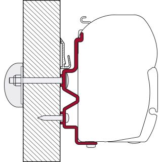 Fiamma Rapido Serie 9dF-9M-10 Adapter >2011 450 F45