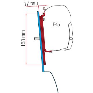 Fiamma Ford Custom Nugget High Roof Kit H2-L2 >2015 F45