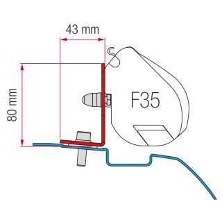 Fiamma Nissan NV200 Kit H1-L1 F35