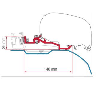Fiamma Ducato SmartClamp Kit H2-L2/L3/L4 >2006 F80S