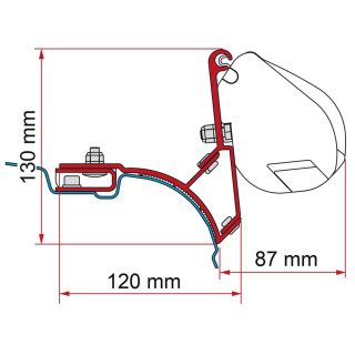 Fiamma VW T5/T6 Multivan Transporter Kit H1-L1 >2003 F35