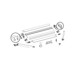 Thule eindkap Wit L+R 6200