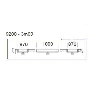 Thule clamping profile 9200 3 m Right