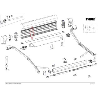 Thule Main Housing Bottom 8000 5.00