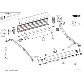 Thule Main Housing Bottom 8000 4.50