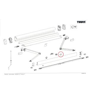 Thule Clip Support Arm Oval 4900