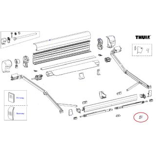 Thule 8000 Knikarmgeleider