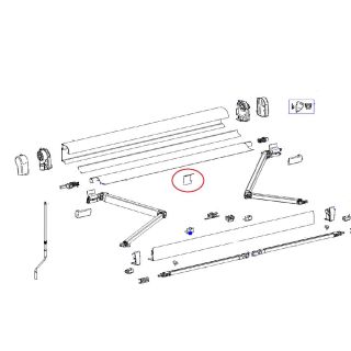Thule 4900 Roller Tube Spring Support
