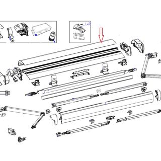 Thule 6300 Cover Housing 3.75 Wit