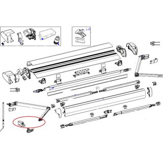 Thule 6300 Stop Knikarm LH+RH