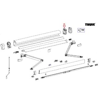 Thule 4900 Binnenkap rechts antra