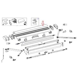 Thule 6300 Cover Housing 3.00m Antraciet