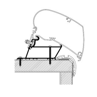 Thule Carthago Malibu/Fendt Adapter >2022 500