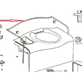Thetford C400 Afwerkbies Cassette Toilet