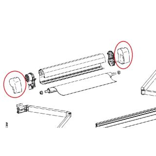 Thule Eindkap LH+RH 5102