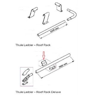 Thule Ladder Roof Rack Bevestigingsbeugel