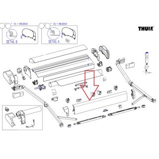 Thule Lead Rail 9200 4.00