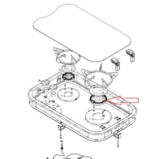 Thetford Hob 165 Vlamverdeler