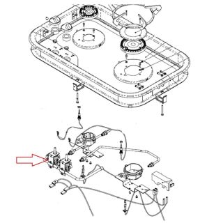 Thetford Hob 160 Tap Grill 0.45 Brander
