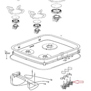 Thetford Hob 330 Triangel Gaskraanregelaar