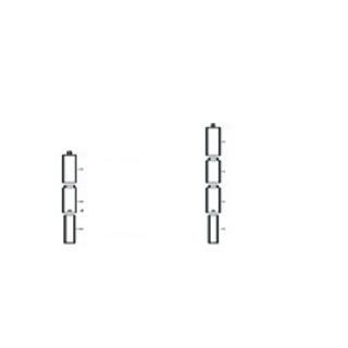 Campking luifelstokkenset Sunsation 22 mm Prem.