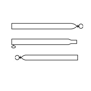 Campking Verandastang 25/22mm 170-260 cm Aluminium