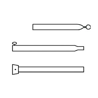 Campking Stormstok 22/19mm 170-250 + Klapvoet Basic
