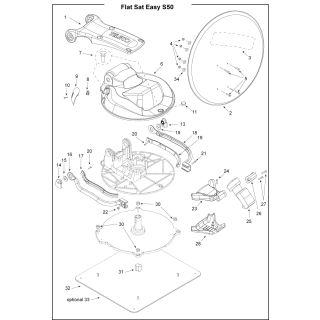 Teleco Flatsat Easy 500 Onderdelen part 1