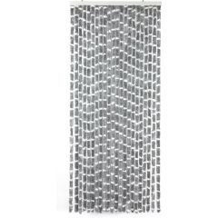Arisol Chenille Gordijn 56x200 Grijs/Wit
