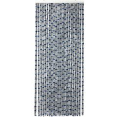 Arisol Chenille Gordijn 56x200 Blauw/Grijs