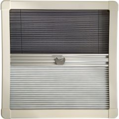 Horrex Gebogen Duo Plissé R5000 Crèmewit 784x499