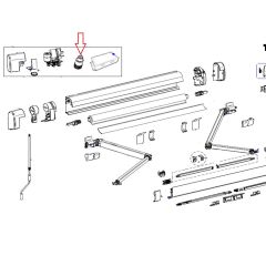 Thule Crank Pin 12V Motor